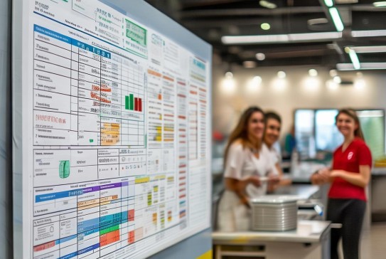 食堂工作人员绩效考核表，构建科学管理机制，提升服务效能